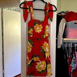 Show me your mumu sunflower dress